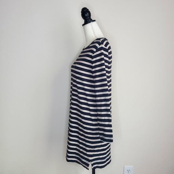 Lou & Grey Striped Knit Dress Medium - Picture 4 of 6